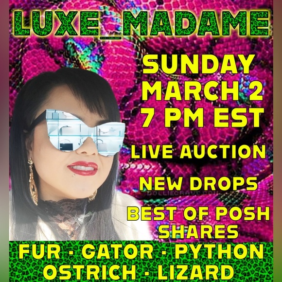 Boring Company Handbags - 🦊TONIGHT SUNDAY 7PM EST!!!🐊
🦎EXOTIC BAG SHOW👜👛